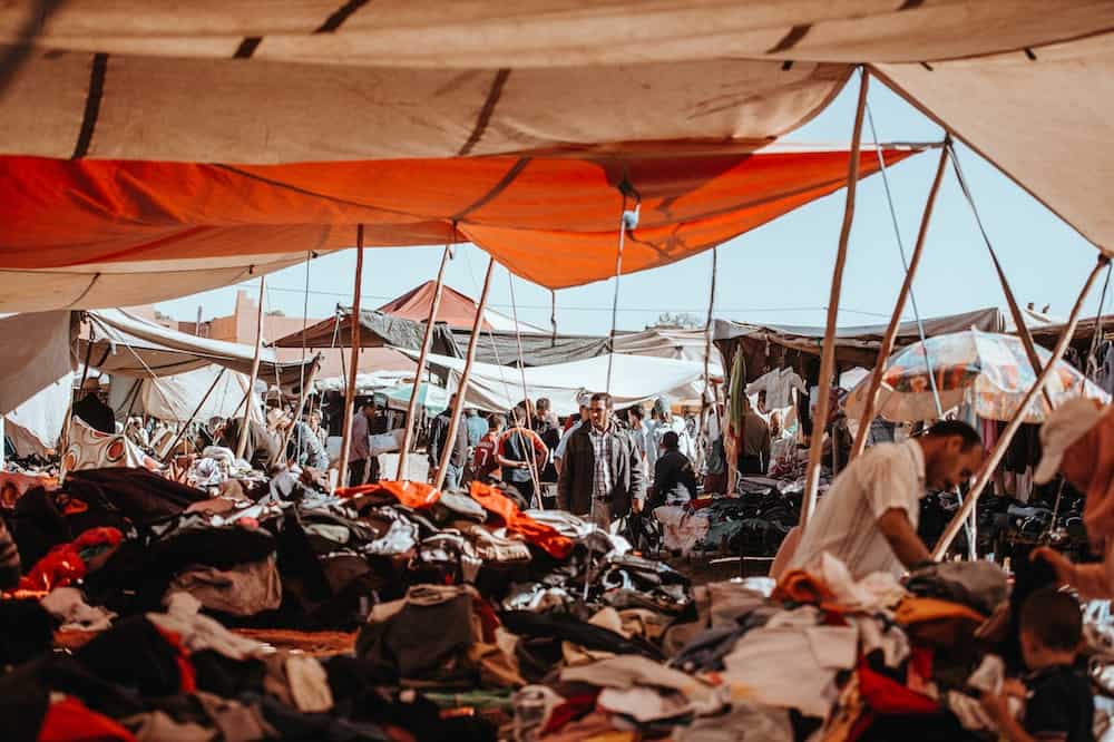 Local Market in Middle East