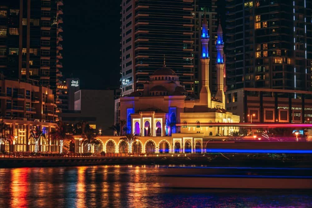 Beautiful Night Photography of the Dubai Marina