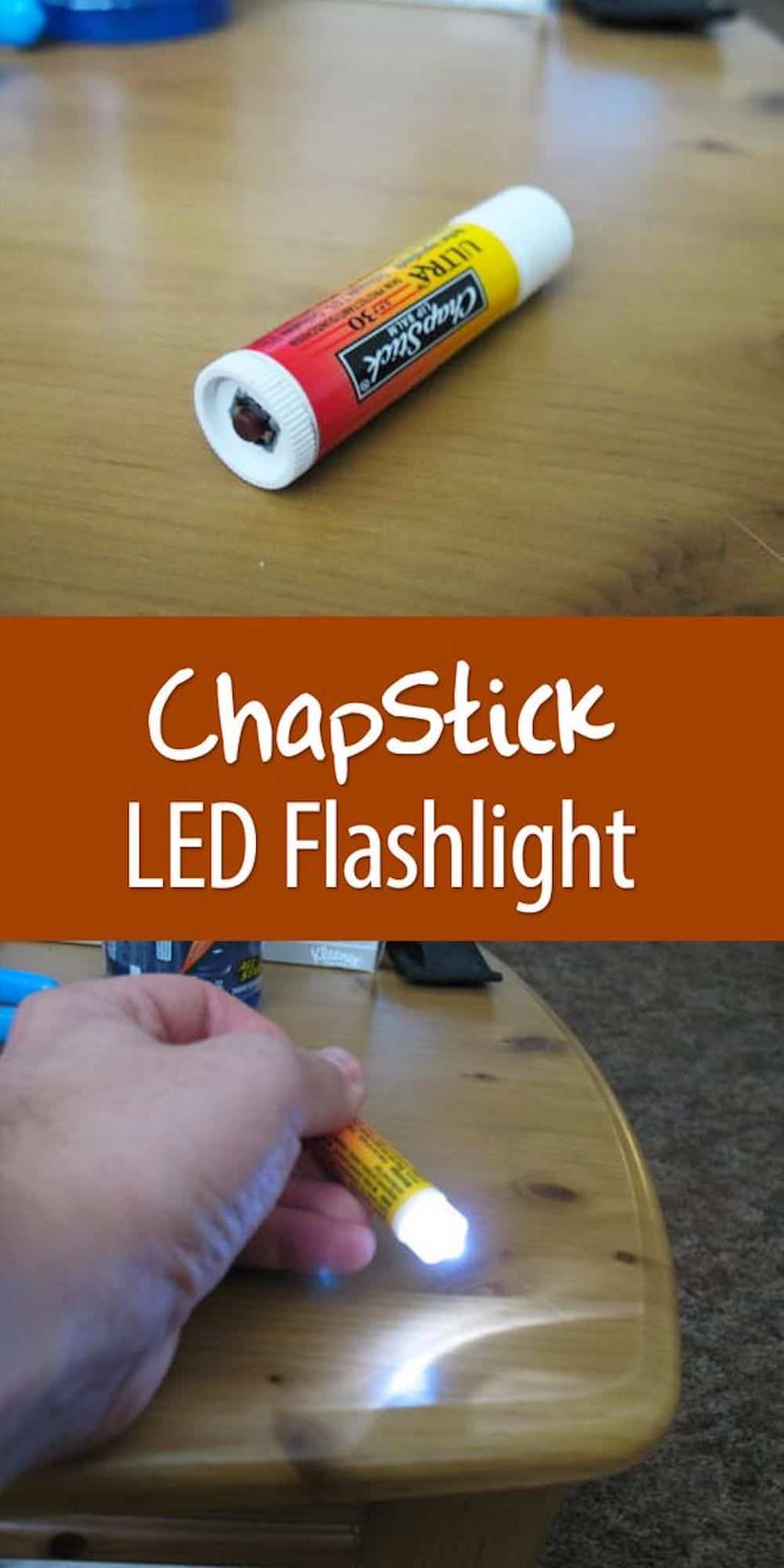 Chapstick Flashlight
