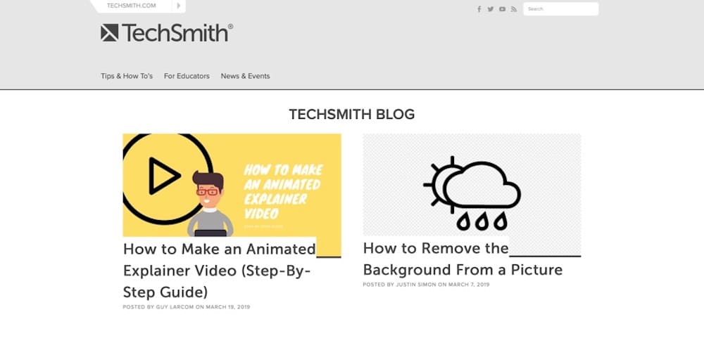 The TechSmith screen capture and video editing blog provides tips, tricks, and advice to create high-quality screenshots, screencasts, and videos.