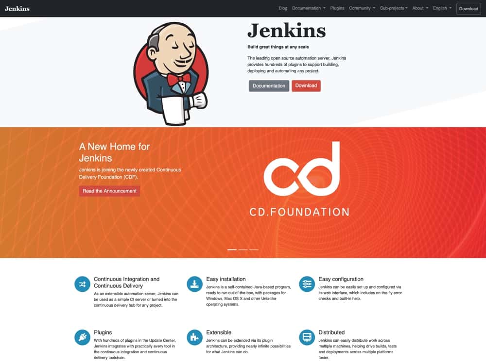 Jenkins is an open source automation server