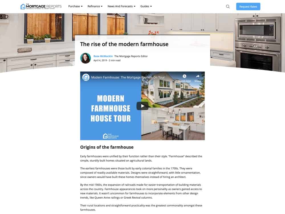 The rise of the modern farmhouse | Mortgage Rates, Mortgage News and Strategy -The Mortgage Reports