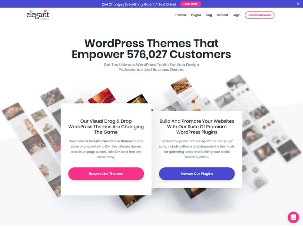WordPress Themes Loved By Over 550k Customers