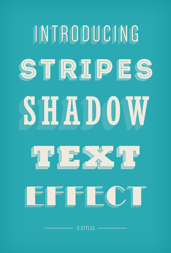 stripes-shadow-text-effect