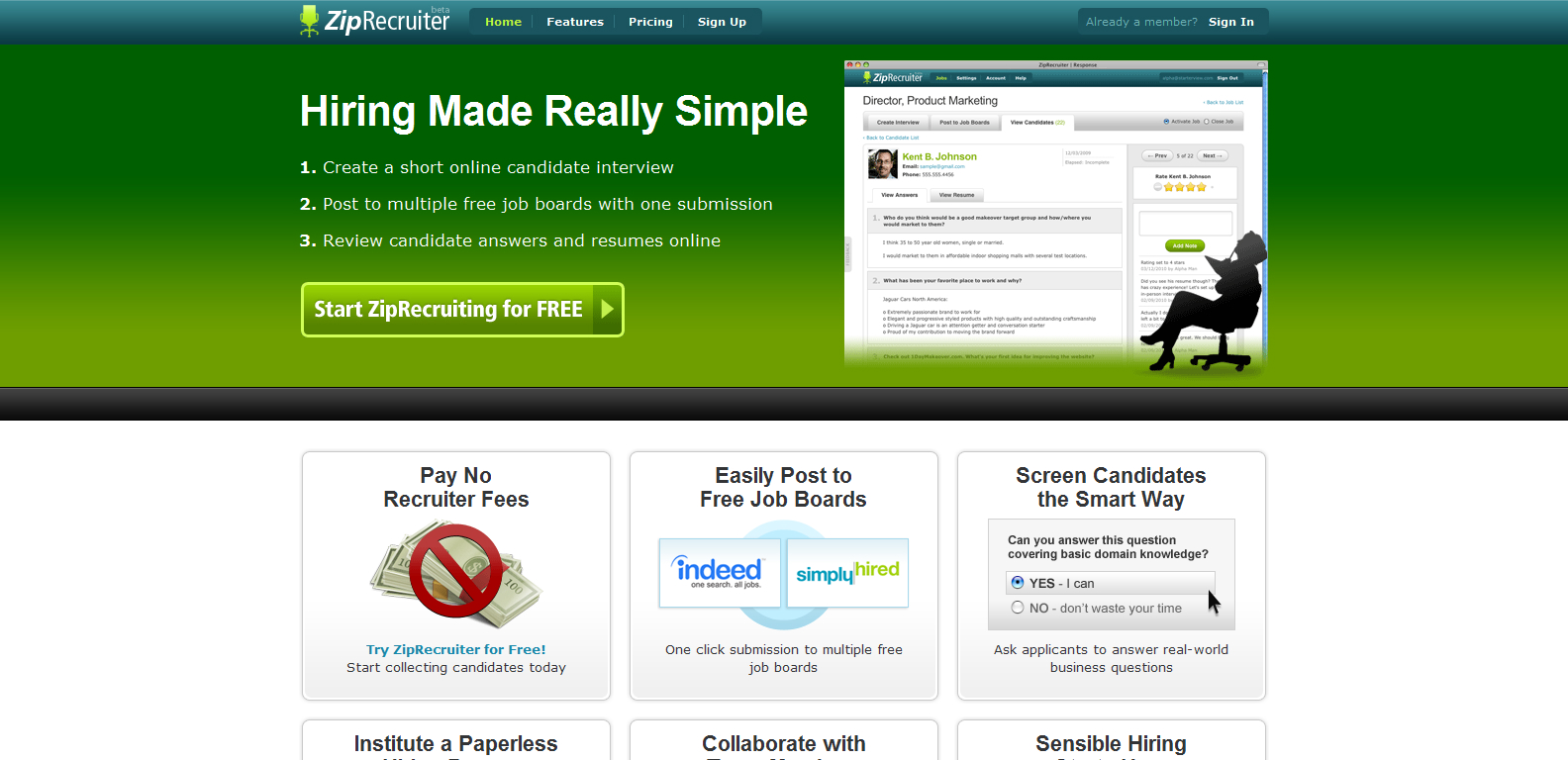 Ziprecruiter headline ideas thinkbool