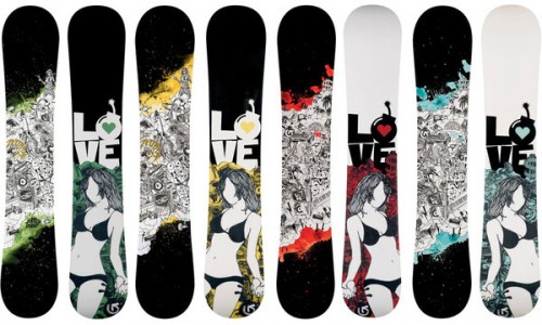 Snowboard Design by Fidor Sumkin