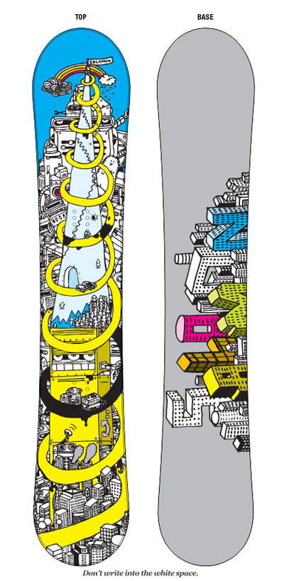 Snowboard Design by Ghica Popa