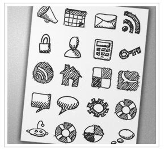 Clothing and accessory sketch icon set for web, mobile and infographics. •  wall stickers singlet, waistcoat, sweater | myloview.com