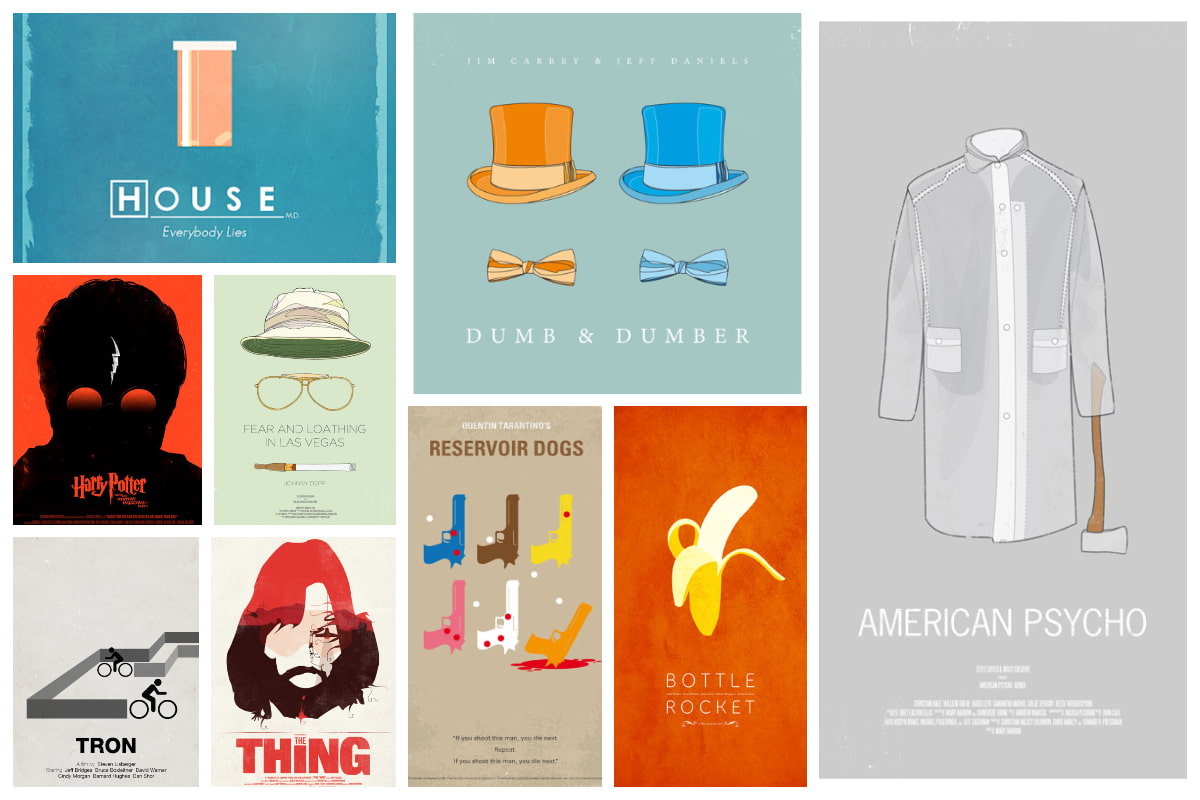 Wonderbaar 70 Powerful Examples of Minimal Movie Poster Designs | Inspirationfeed PC-38