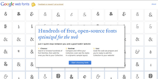 Google Fonts