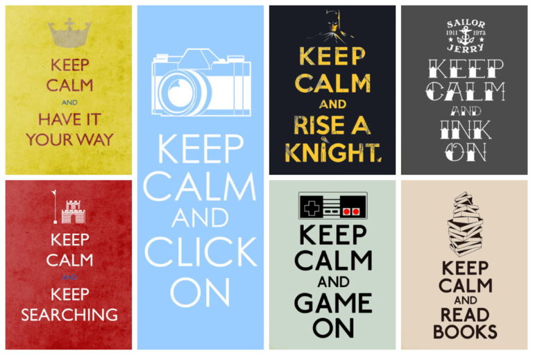 keep calm font web font kit