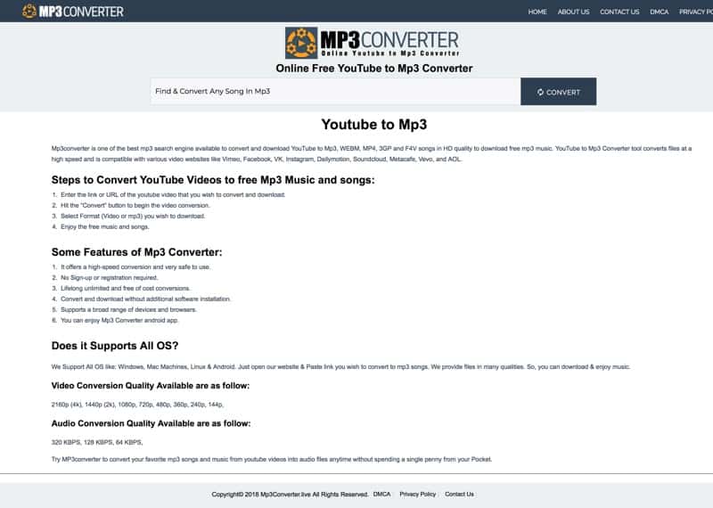 MP3 Converter - Youtube to MP3 Converter