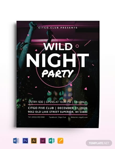 Nightclub Party Flyer Template