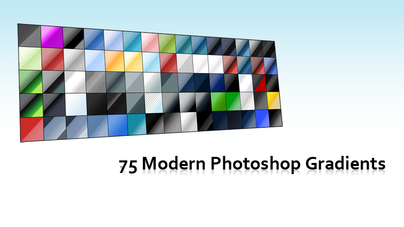 75 Modern Photoshop Gradients