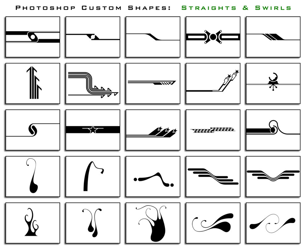 Straights and Swirls