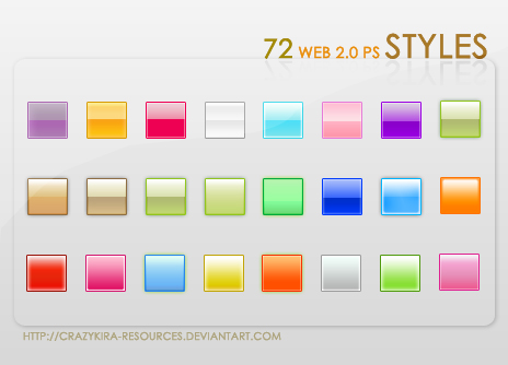 Web 2.0 Styles by Crazykira Resources
