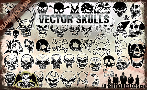 vector-skulls-clipart