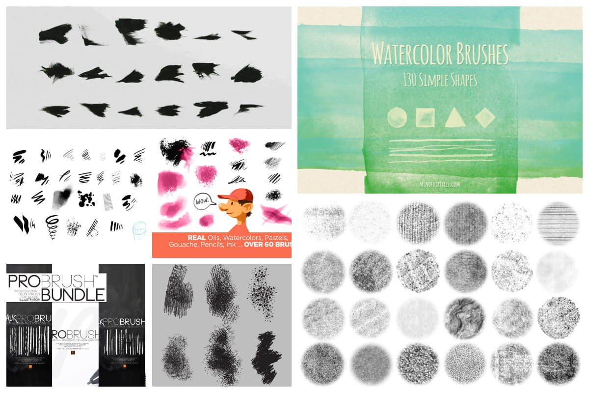 gouache and acrylic photoshop brushes free download