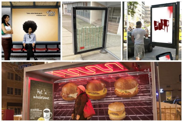 20 Examples Of Clever Bus Stop Advertising Inspirationfeed   Busstops 730x487 