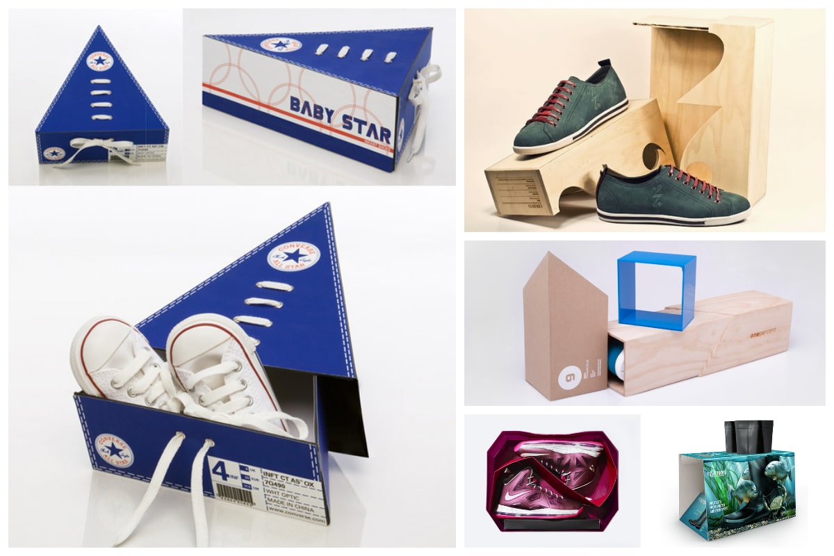 shoes box packaging design