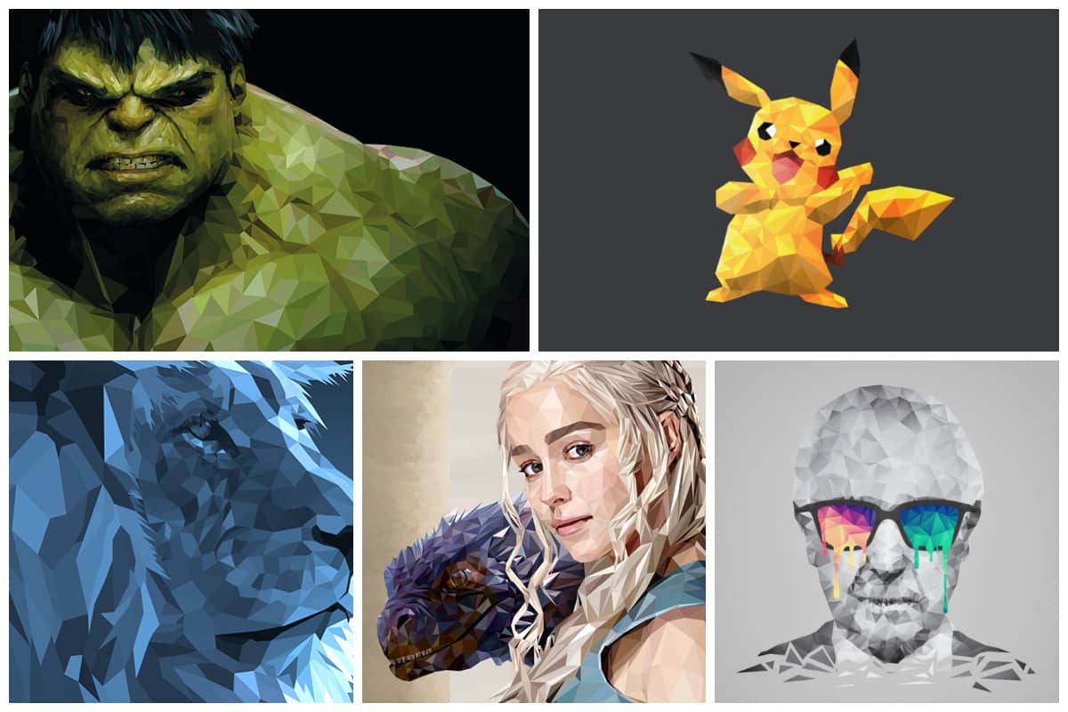35 Outstanding Geometric Low Poly Art Illustrations - Inspirationfeed