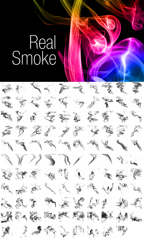 108 Smoke Brushes