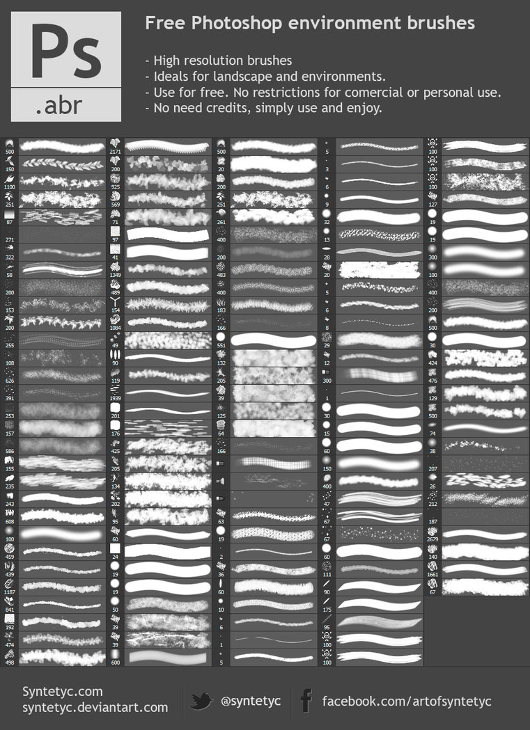 126 Environment Brushes