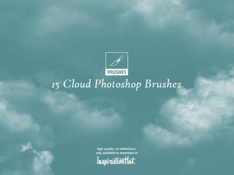 15 High Quality Cloud Photoshop Brushes