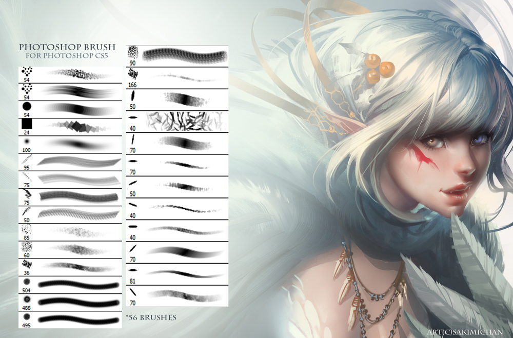 56 Photoshop Brushes for Painting