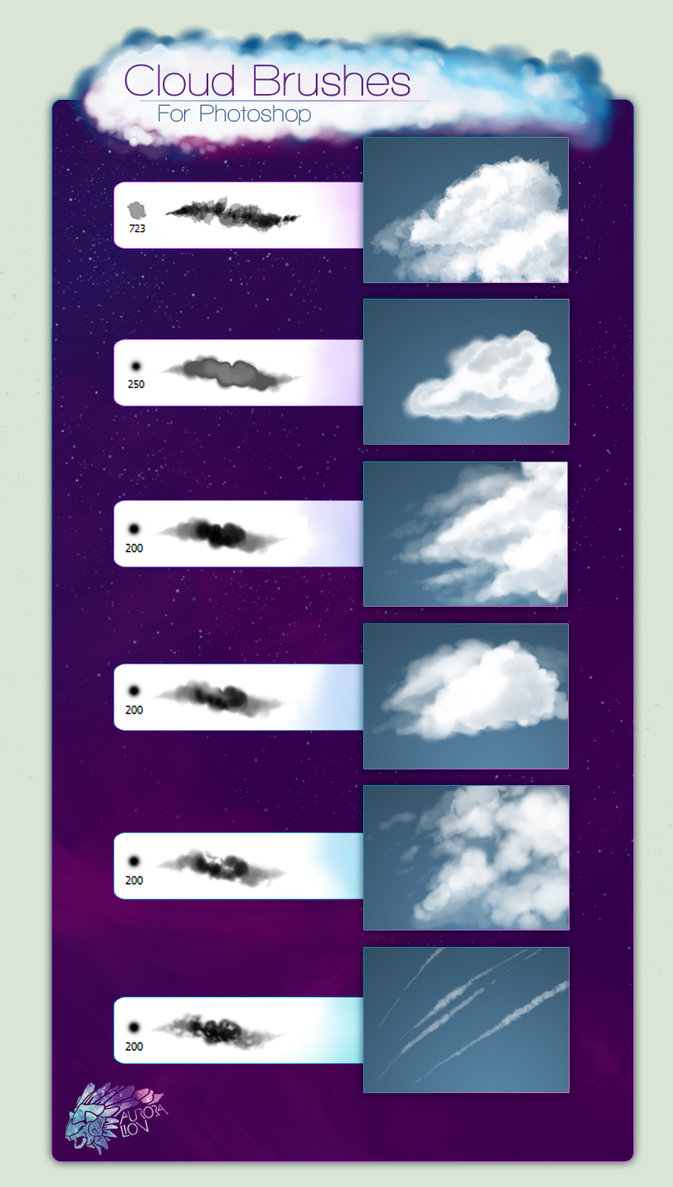 6 Cloud Brushes