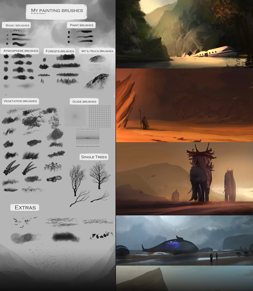 concept art photoshop brushes download