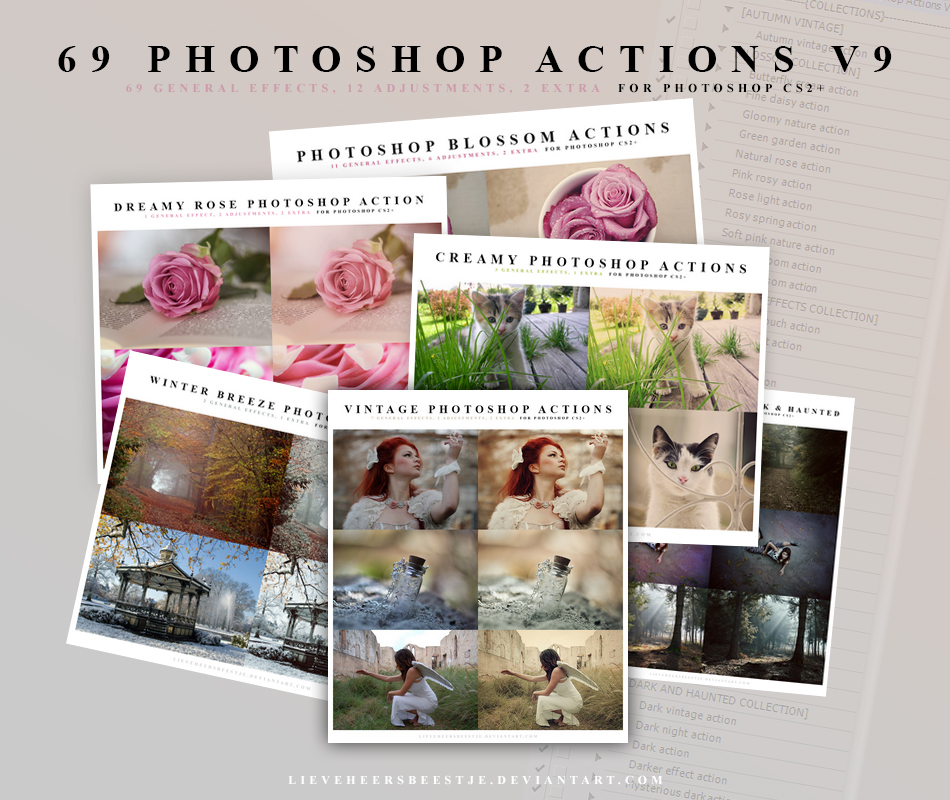 69 Photoshop Action V9