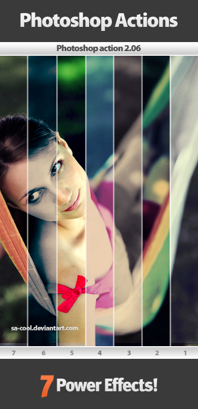 7 Cool Photoshop Actions