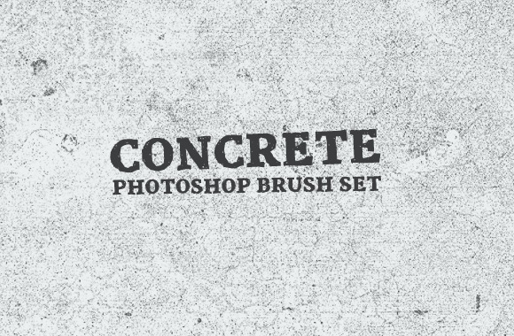 Concrete Photoshop Brush Set