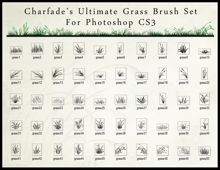 Grass Brush Set