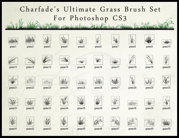 grass brush photoshop