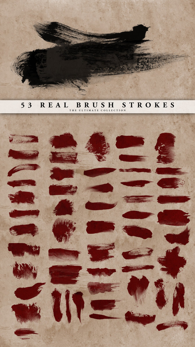 Real-Brush-Strokes-Set