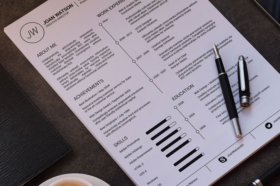 30 Sexy Resume Templates Guaranteed to Get You Hired | Inspirationfeed