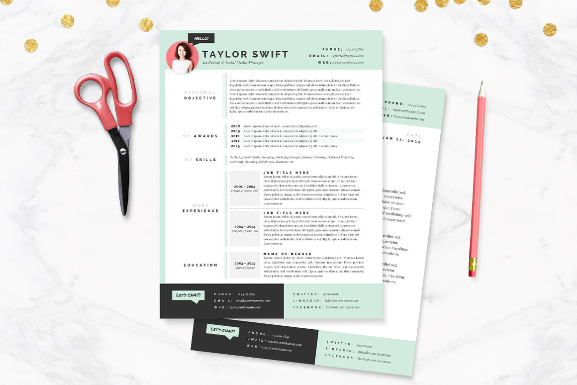 mint-resume-cover-letter-template