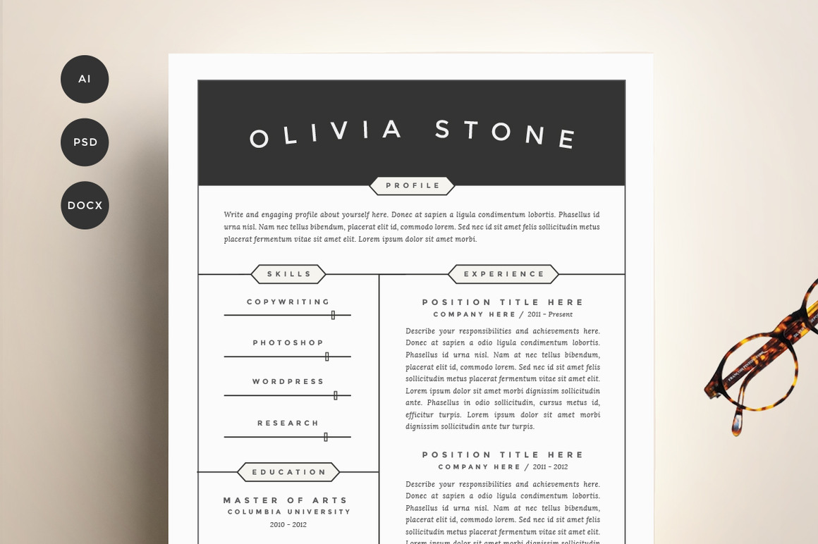 resume-template-4-pack-cv-template2