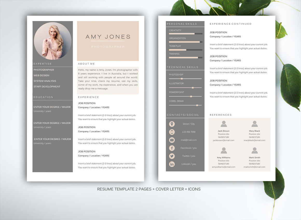 30 Sexy Resume Templates Guaranteed To Get You Hired Inspirationfeed 0320