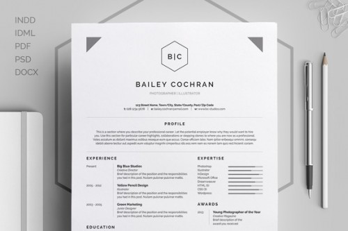 30 Sexy Resume Templates Guaranteed To Get You Hired Inspirationfeed 0719