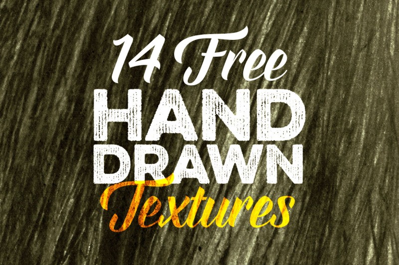 14 Free Hand Drawn Textures
