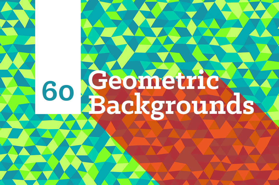 60 Geometric Triangle Backgrounds