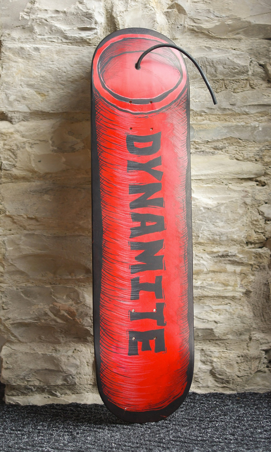 Dynamite skateboard deck by Bryn-Owens from Red Central