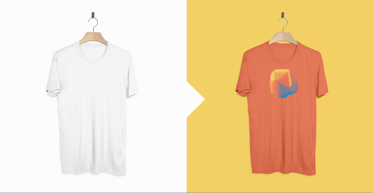 HANGING T-SHIRT MOCKUP