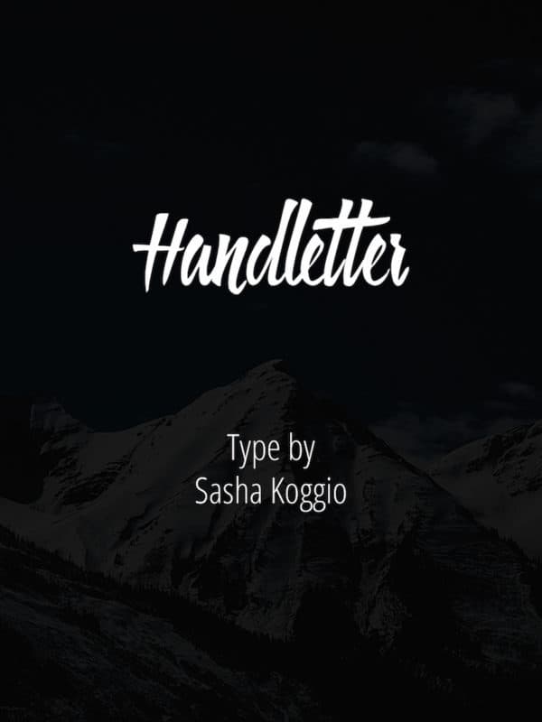 Handletter Free Font