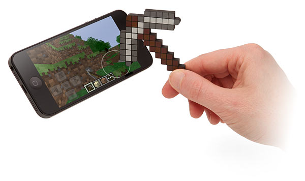 Minecraft Pickaxe Touchscreen Stylus