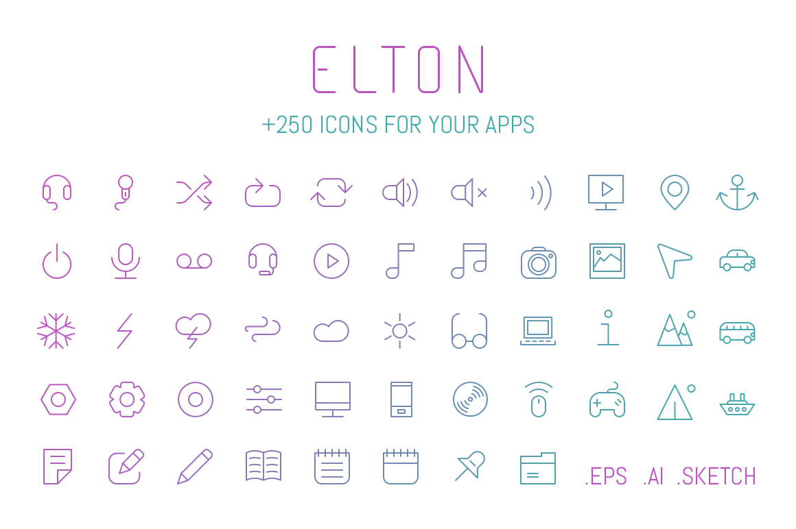 11 Premium Line Icon Sets For Your Next Project Inspirationfeed