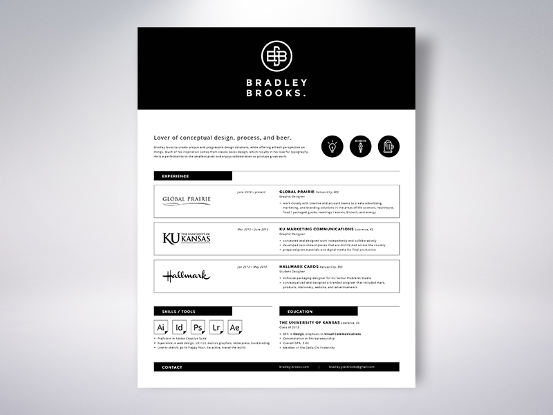 Resume by Bradley Brooks